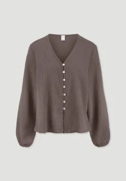 Bluse Relaxed aus reiner Bio-Baumwolle von hessnatur