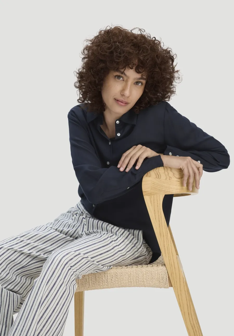 Bluse Relaxed aus TENCEL™ Lyocell von hessnatur