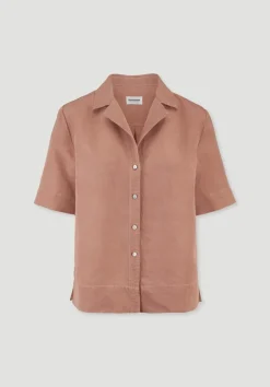 Bluse Relaxed aus TENCEL™ Lyocell mit Leinen von hessnatur