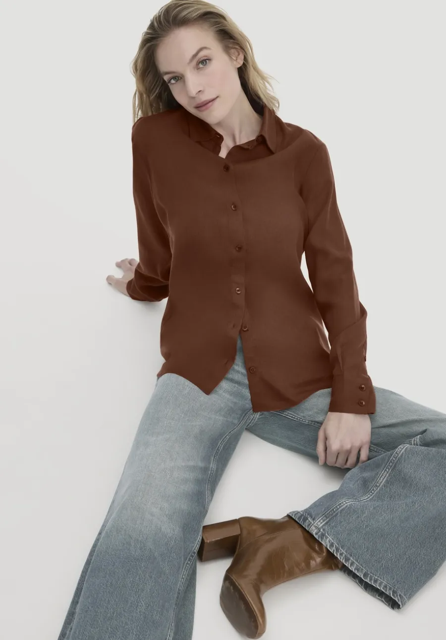 Bluse Relaxed aus TENCEL™ Lyocell von hessnatur