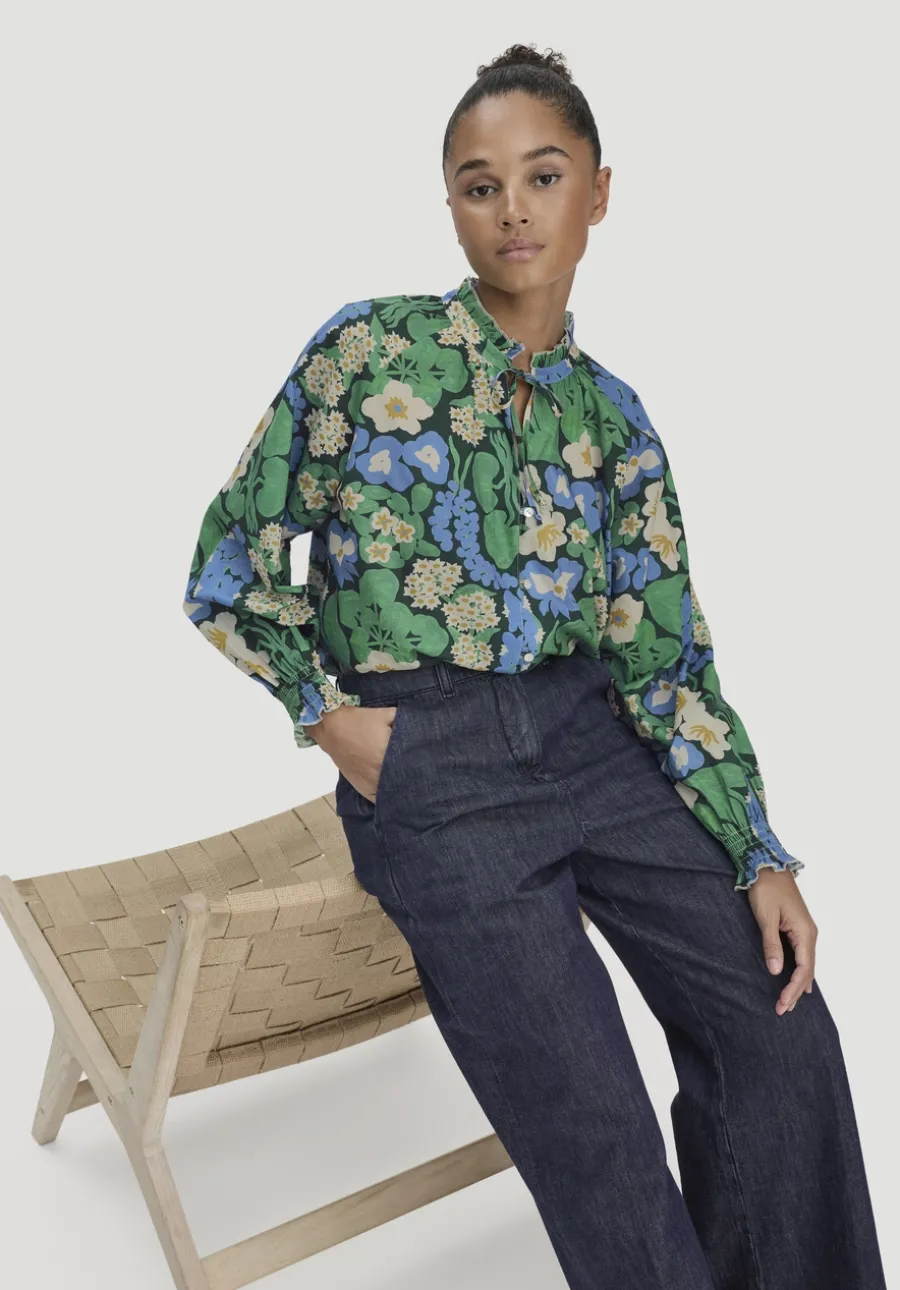 Bluse Relaxed LIV LEE aus reiner Bio-Baumwolle von hessnatur