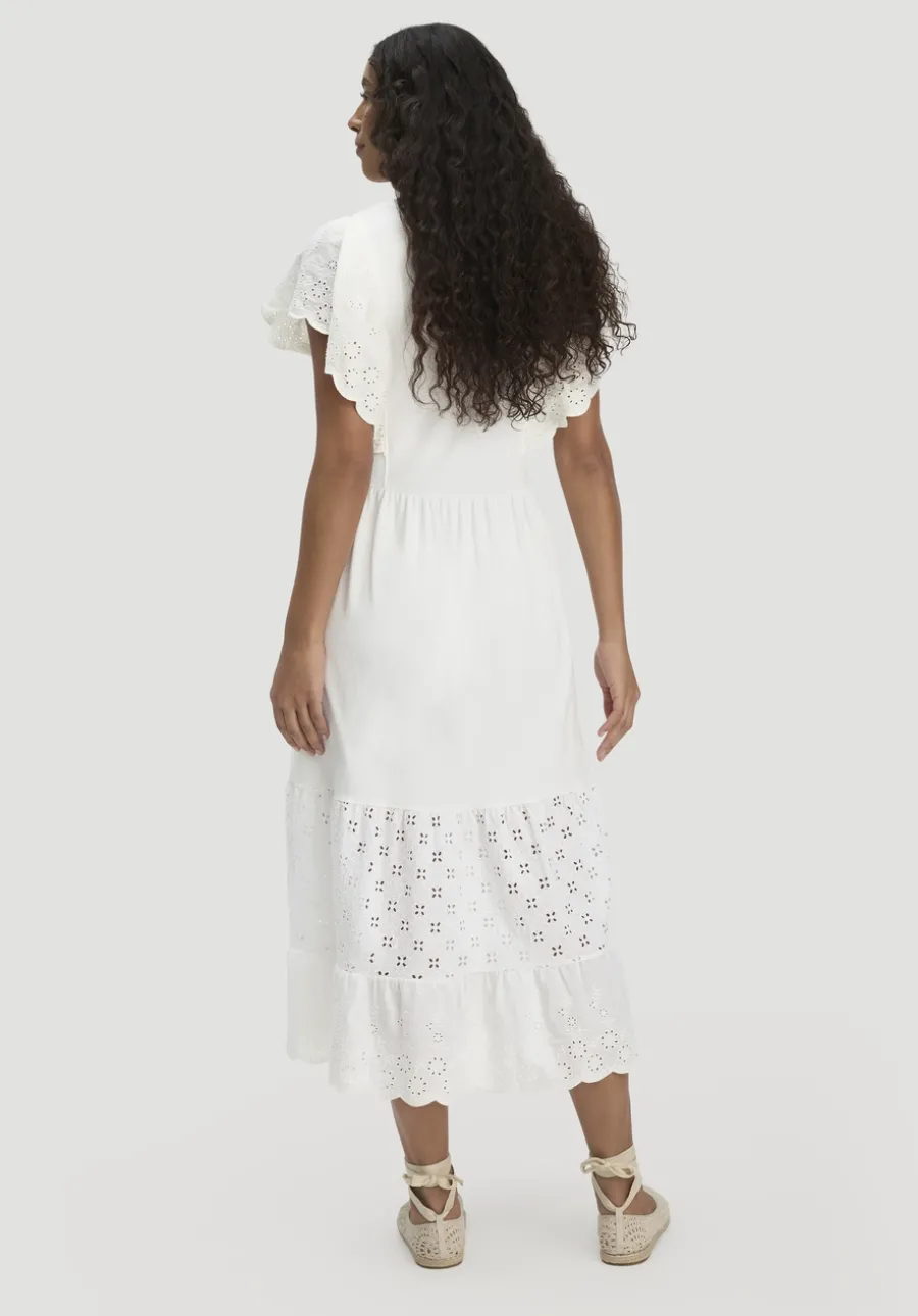Bohemian Jersey Kleid Midi Relaxed aus reiner Bio-Baumwolle von hessnatur