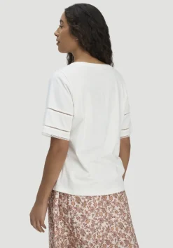 Bohemian Lace-T-Shirt Oversize aus reiner Bio-Baumwolle von hessnatur