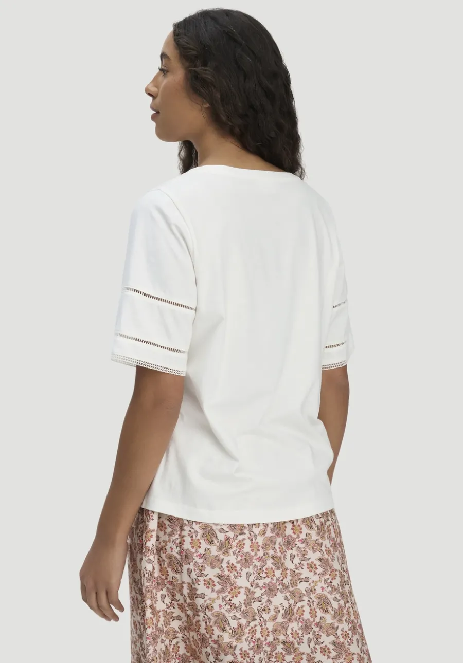 Bohemian Lace-T-Shirt Oversize aus reiner Bio-Baumwolle von hessnatur