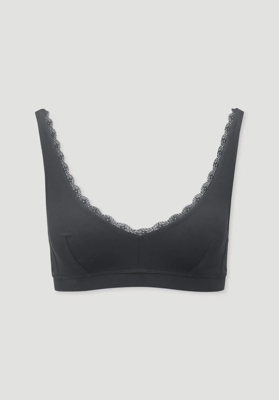 Bustier COTTON FEEL LACE aus Bio-Baumwolle von hessnatur