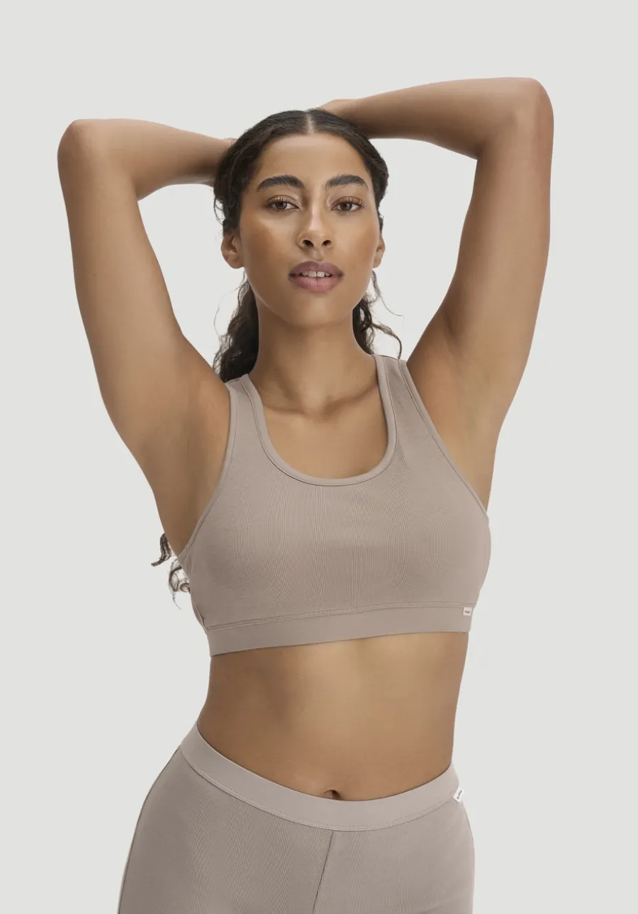 Bustier Racerback SOFT RIB aus Bio-Baumwolle von hessnatur