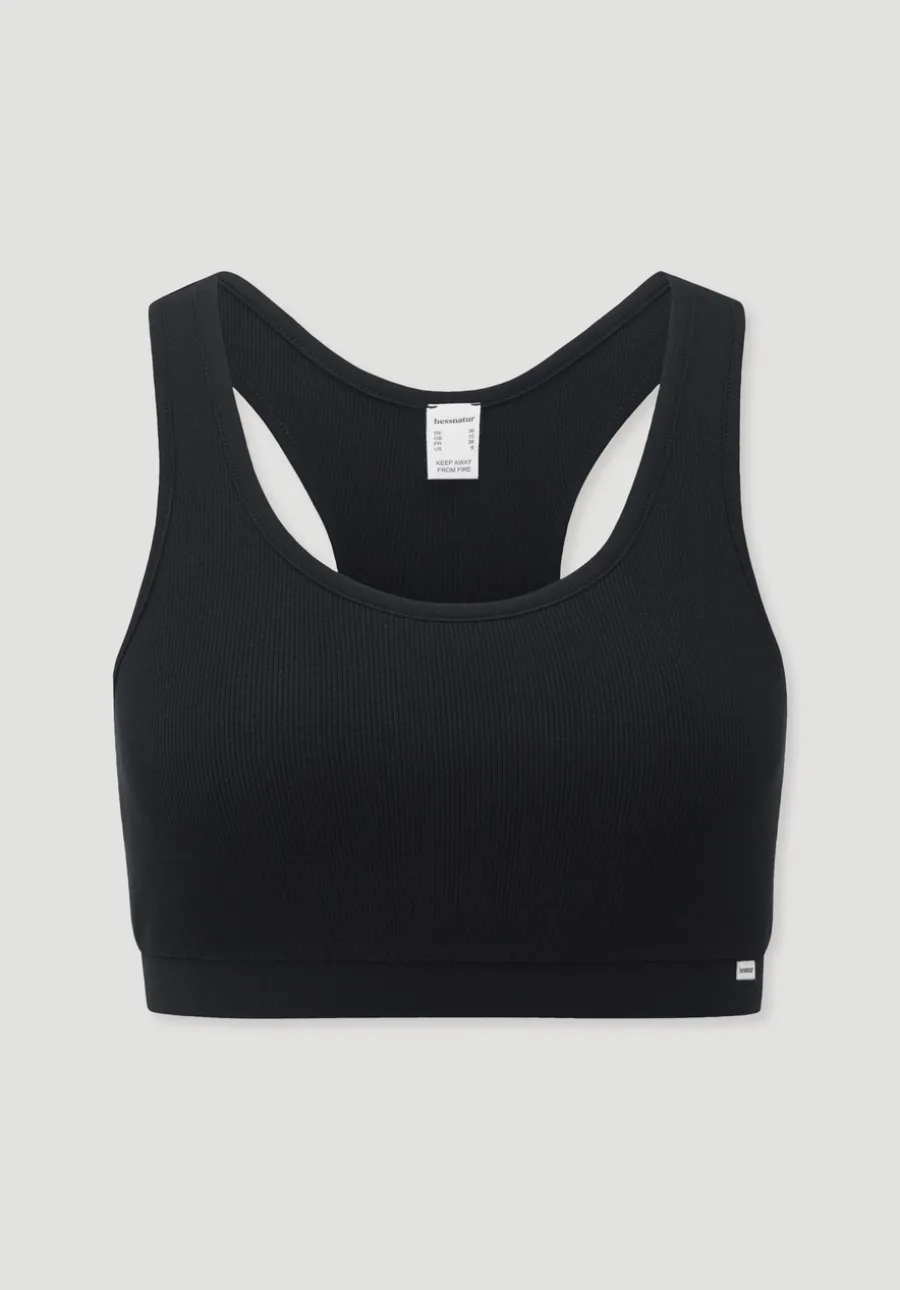 Bustier Racerback SOFT RIB aus Bio-Baumwolle von hessnatur