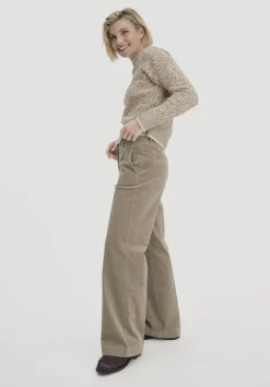 Cordhose Wide Leg Relaxed aus Bio-Baumwolle von hessnatur