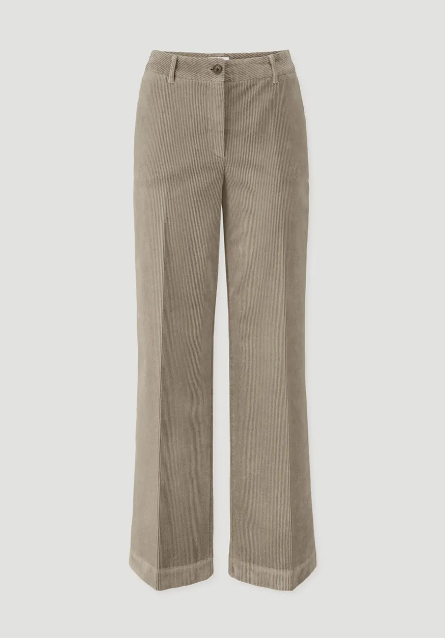 Cordhose Wide Leg Relaxed aus Bio-Baumwolle von hessnatur