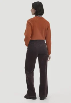 Cordhose Wide Leg Relaxed aus Bio-Baumwolle von hessnatur