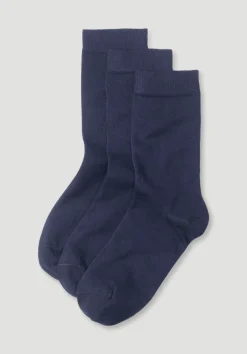 Damen Socke im 3er-Pack aus Bio-Baumwolle von hessnatur