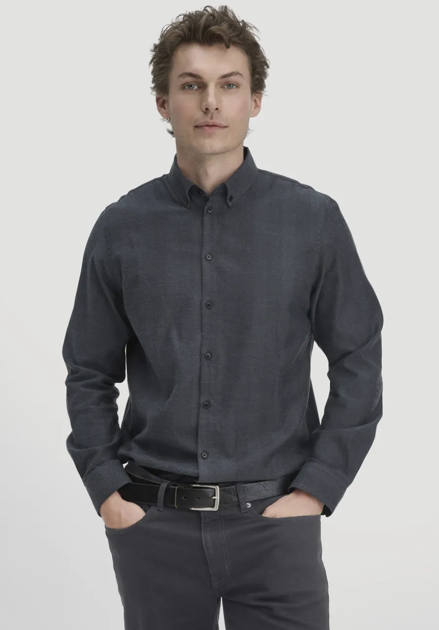 Flanell Hemd Regular aus Bio-Baumwolle mit TENCEL™ Lyocell von hessnatur