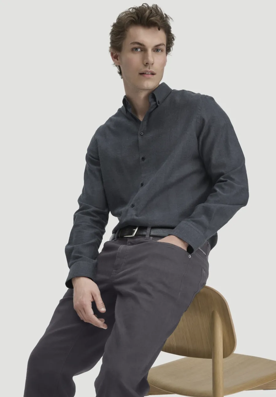 Flanell Hemd Regular aus Bio-Baumwolle mit TENCEL™ Lyocell von hessnatur