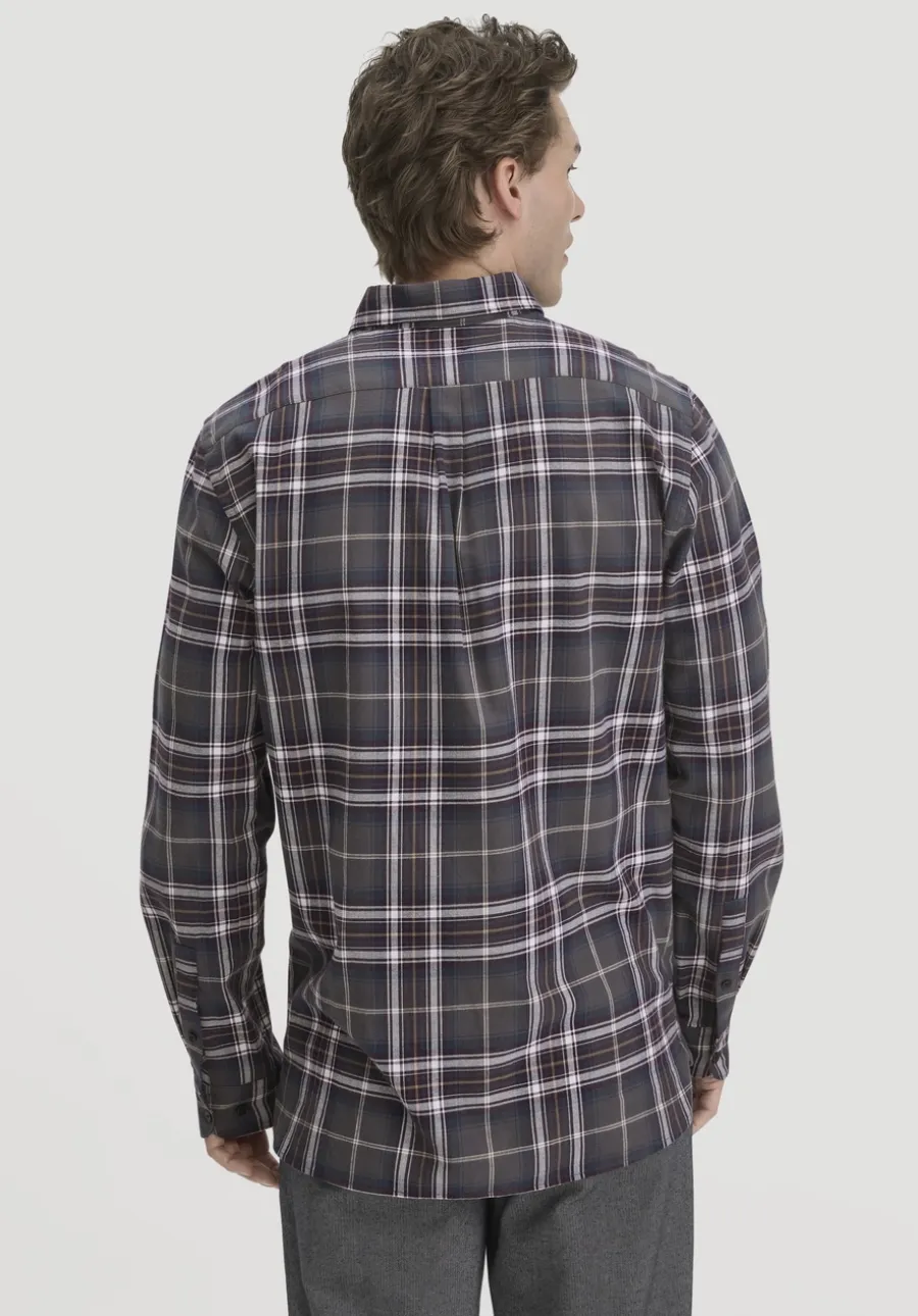 Flanell Karo Hemd Regular aus reiner Bio-Baumwolle von hessnatur