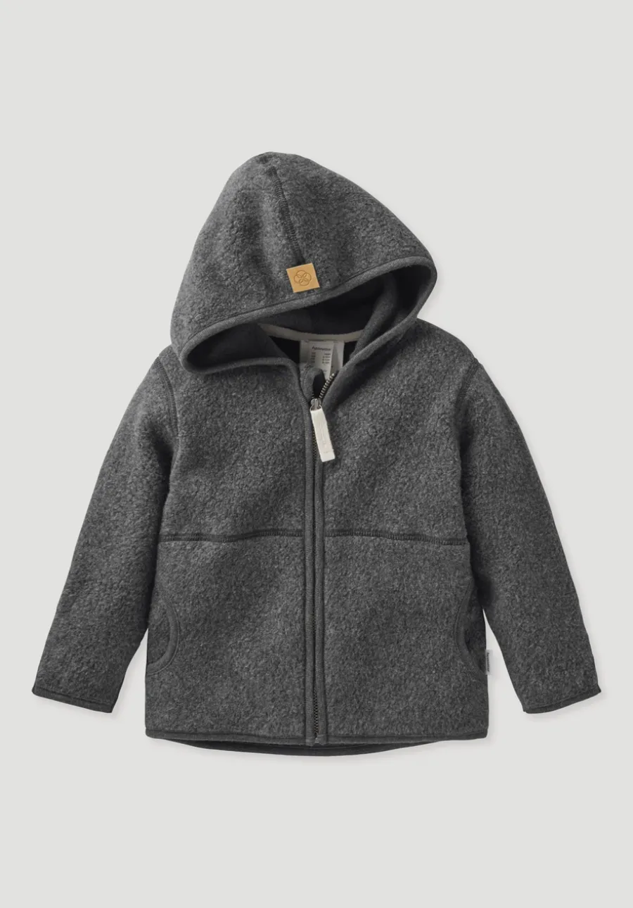 Fleece Jacke aus reiner Bio-Baumwolle von hessnatur