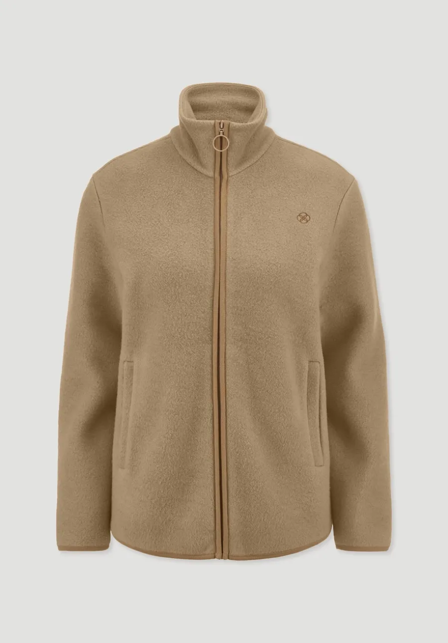 Fleece Jacke Relaxed ACTIVE LIGHT aus reiner Bio-Baumwolle von hessnatur
