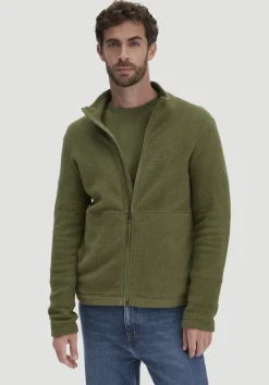 Fleece Jacke Slim aus reiner Bio-Baumwolle von hessnatur