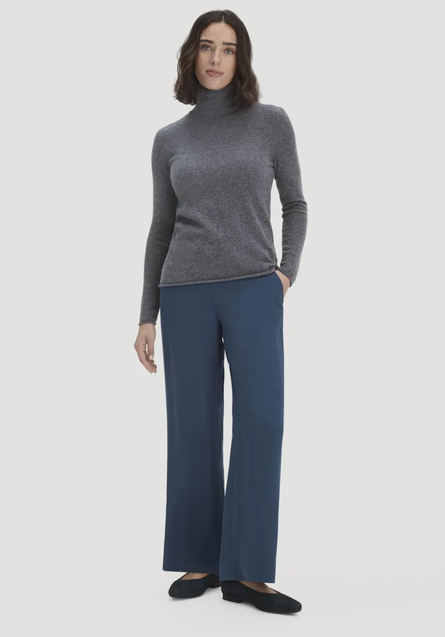 FTC × HESSNATUR Rollkragen Pullover Regular aus reinem Cashmere von hessnatur