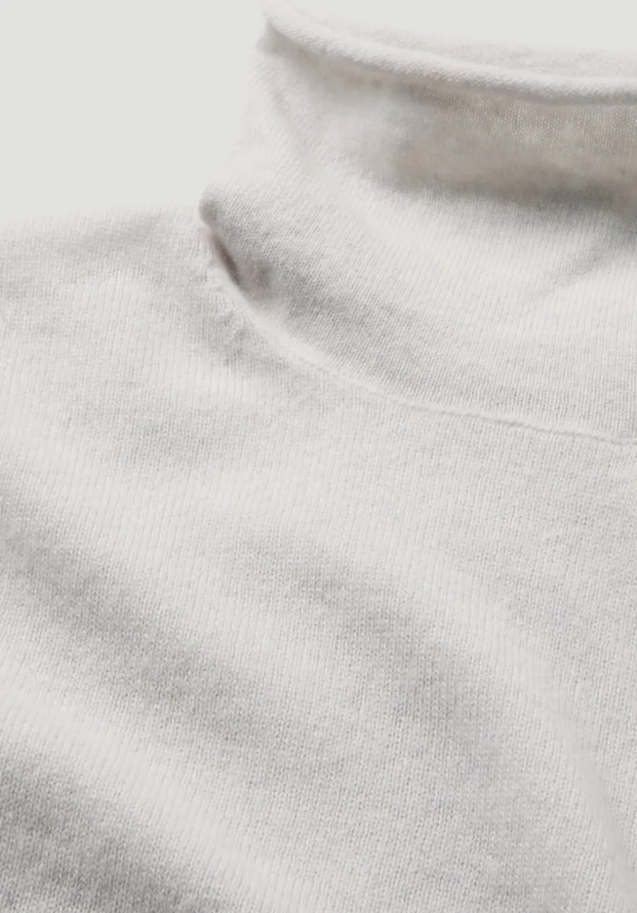 FTC × HESSNATUR Rollkragen Pullover Regular aus reinem Cashmere von hessnatur