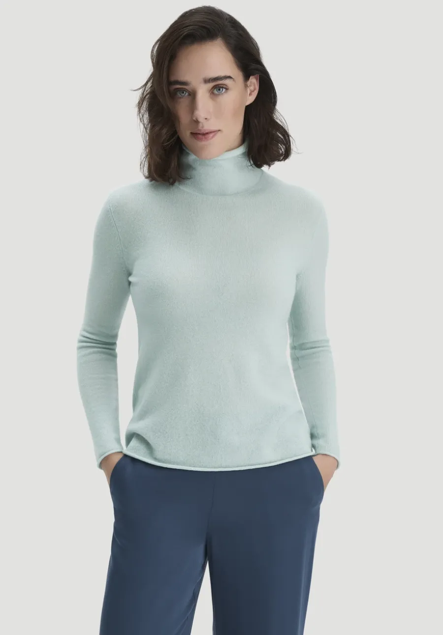 FTC × HESSNATUR Rollkragen Pullover Regular aus reinem Cashmere von hessnatur