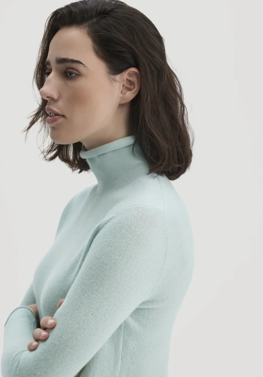 FTC × HESSNATUR Rollkragen Pullover Regular aus reinem Cashmere von hessnatur