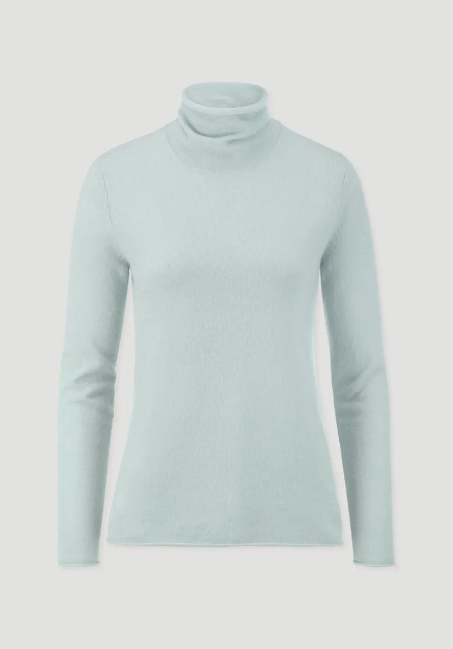 FTC × HESSNATUR Rollkragen Pullover Regular aus reinem Cashmere von hessnatur