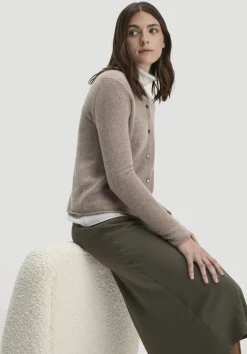 FTC × HESSNATUR Strick Jacke Regular aus reinem Cashmere von hessnatur