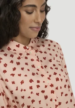Gewebe Hemdblusenkleid Knielang aus reiner LENZING™ ECOVERO™ Viskose von hessnatur