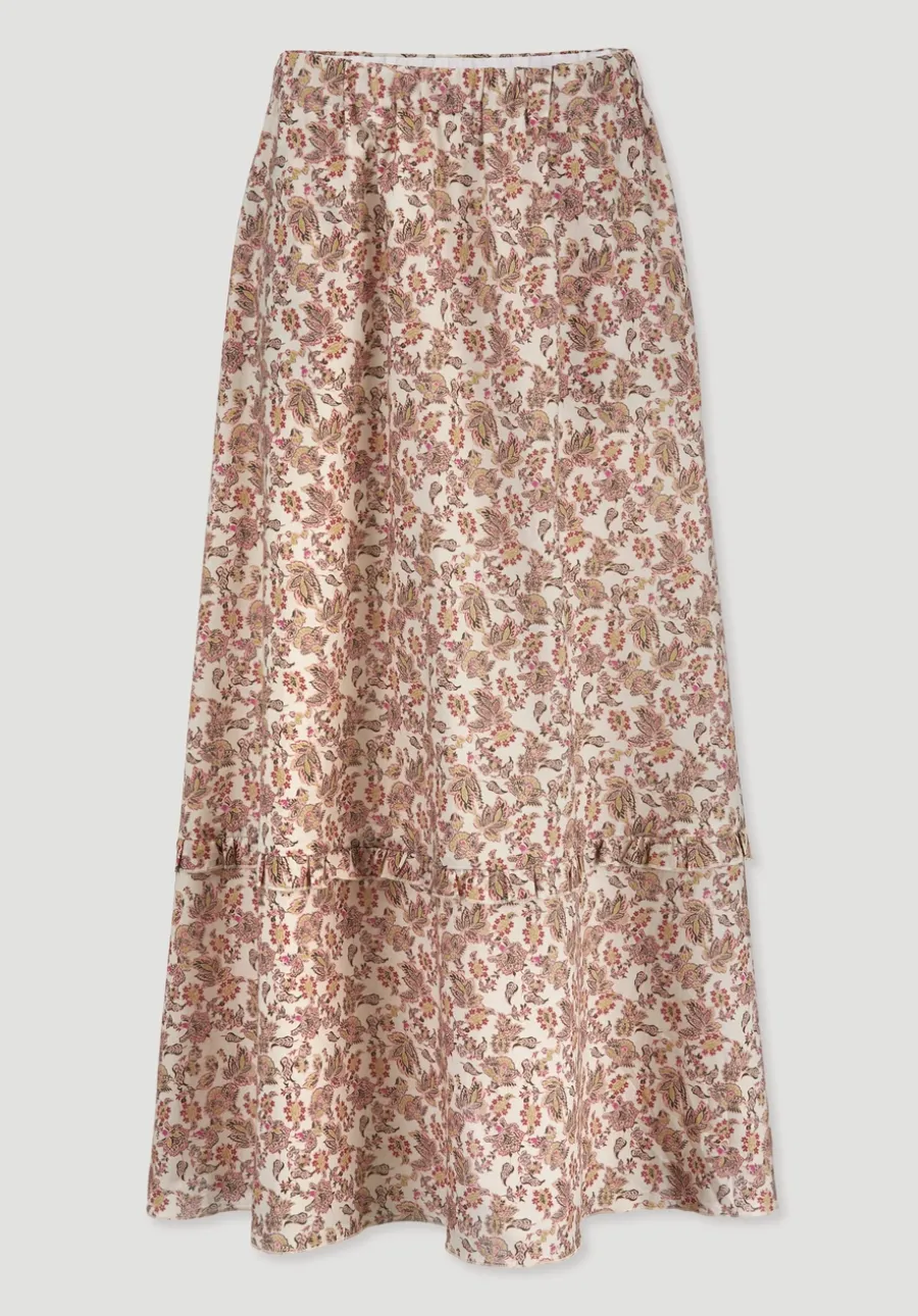 Gewebe Print Rock Maxi aus reiner Bio-Baumwolle von hessnatur