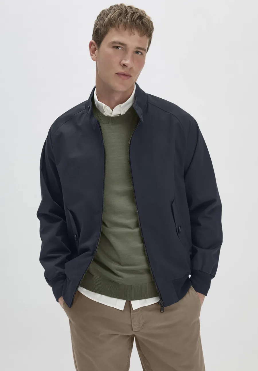 Harrington Jacke Regular NATURE SHELL aus reiner Bio-Baumwolle von hessnatur