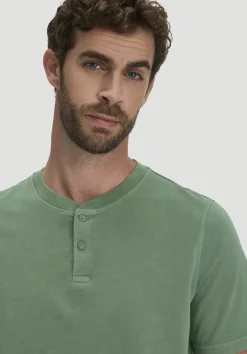 Heavy Jersey Henley Shirt Relaxed aus reiner Bio-Baumwolle von hessnatur
