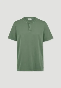 Heavy Jersey Henley Shirt Relaxed aus reiner Bio-Baumwolle von hessnatur