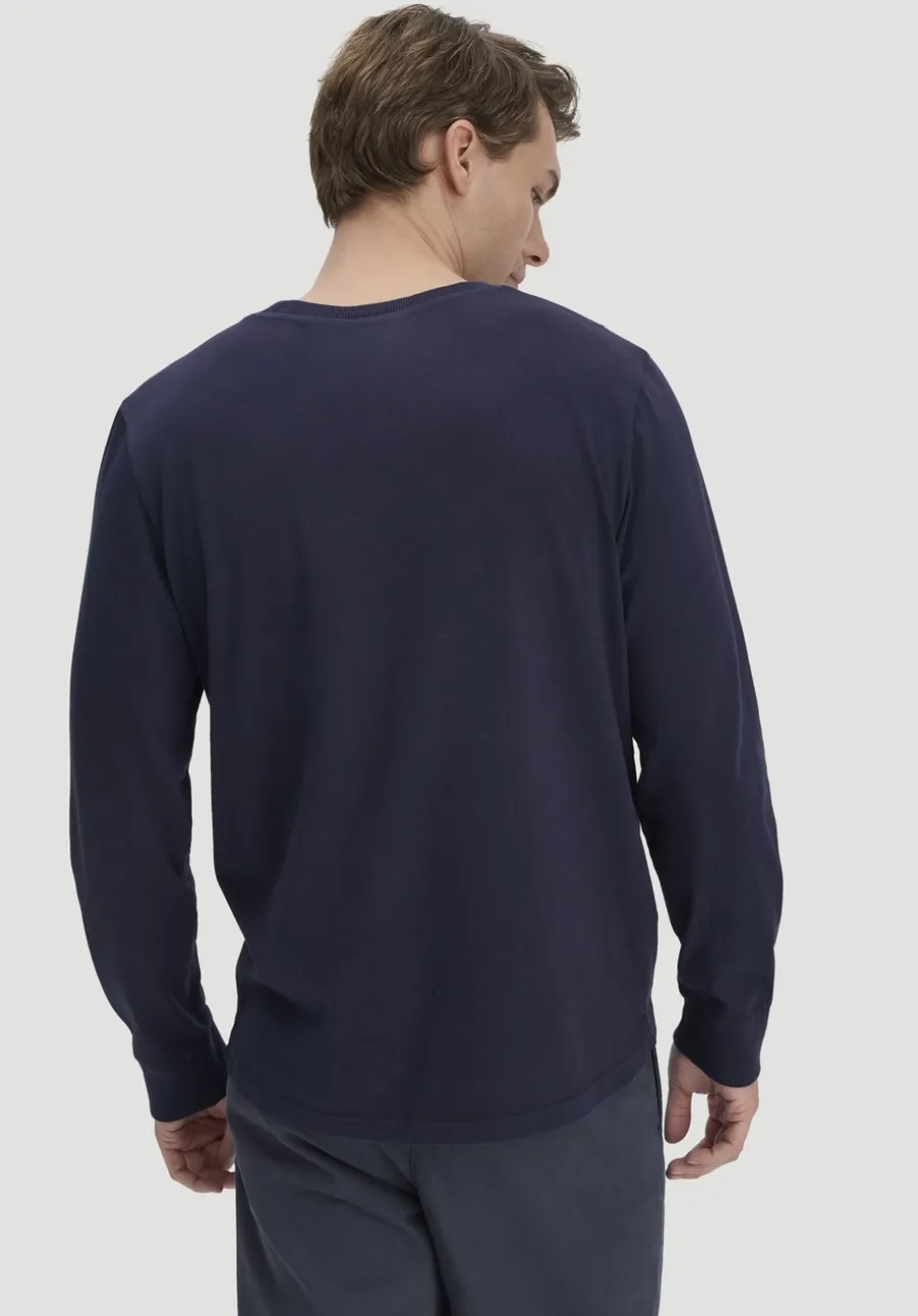 Heavy Jersey Longsleeve Relaxed aus reiner Bio-Baumwolle von hessnatur