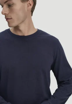 Heavy Jersey Longsleeve Relaxed aus reiner Bio-Baumwolle von hessnatur