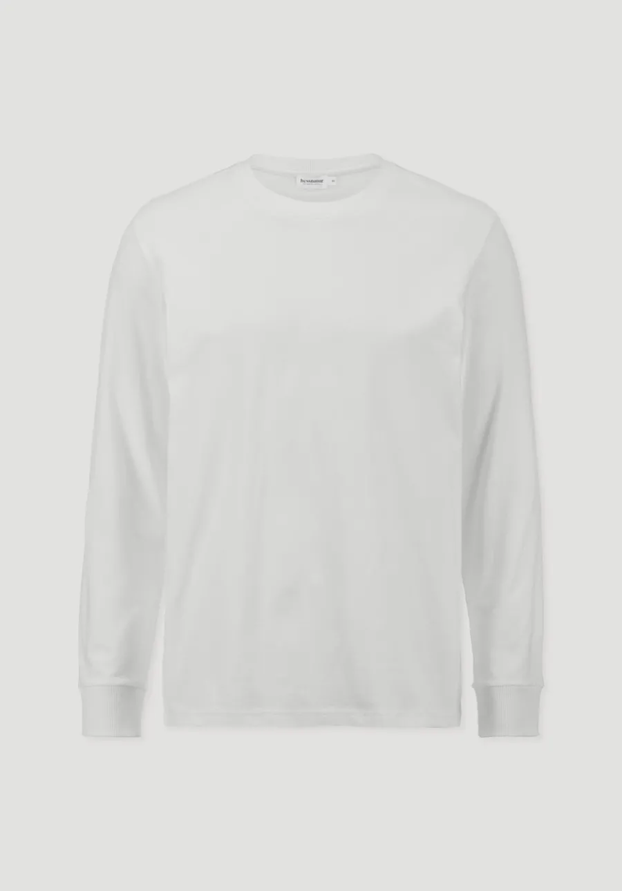 Heavy Jersey Longsleeve Relaxed aus reiner Bio-Baumwolle von hessnatur