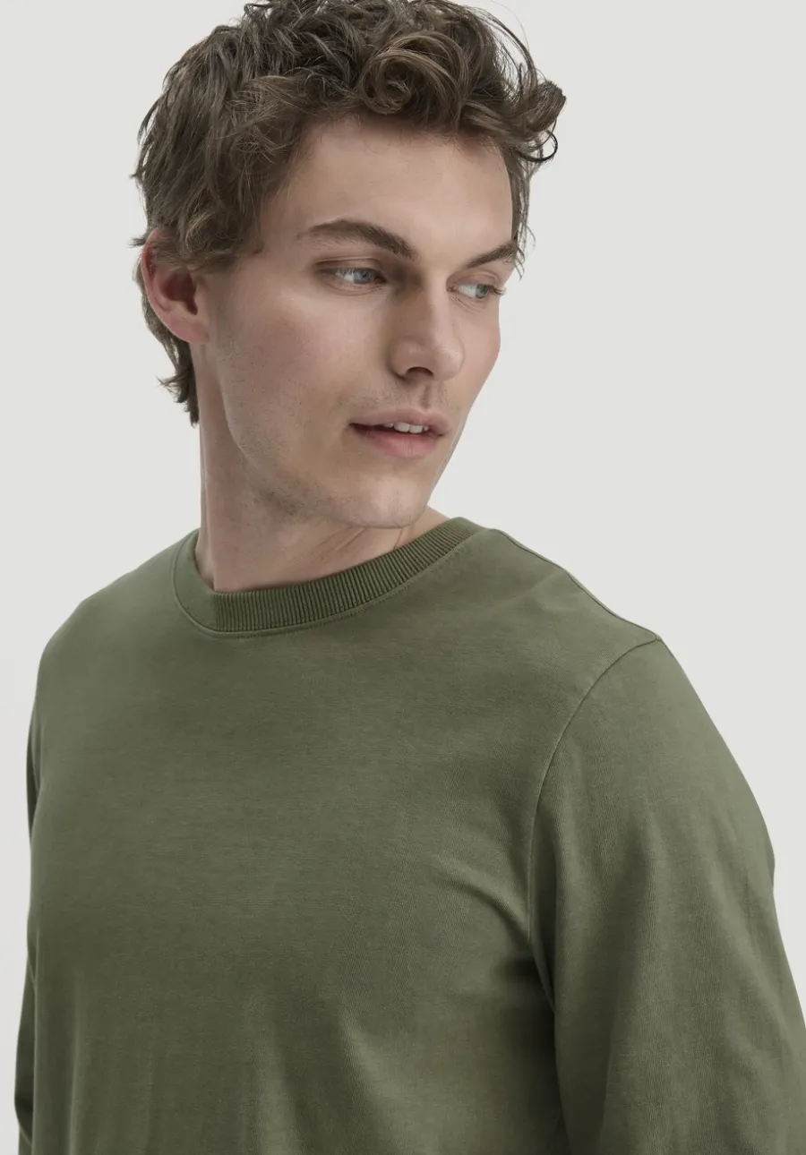 Heavy Jersey Longsleeve Relaxed aus reiner Bio-Baumwolle von hessnatur
