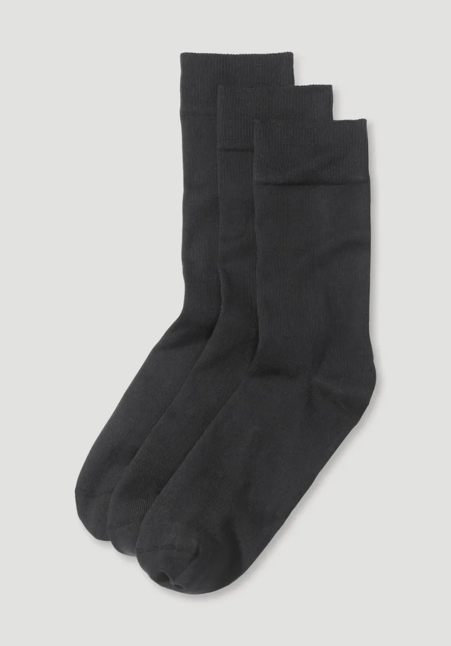 Herren Socke im 3er-Pack aus Bio-Baumwolle von hessnatur