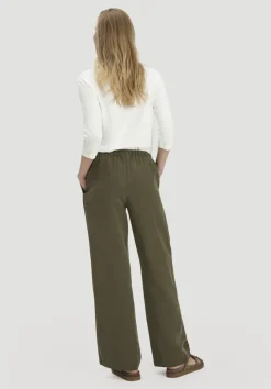 Hose Wide Leg aus TENCEL™ Lyocell mit Leinen von hessnatur