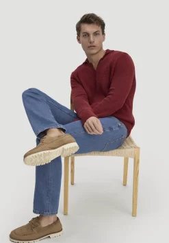 Jeans BEN Regular Straight aus Bio-Denim mit TENCEL™ Lyocell und Leinen von hessnatur