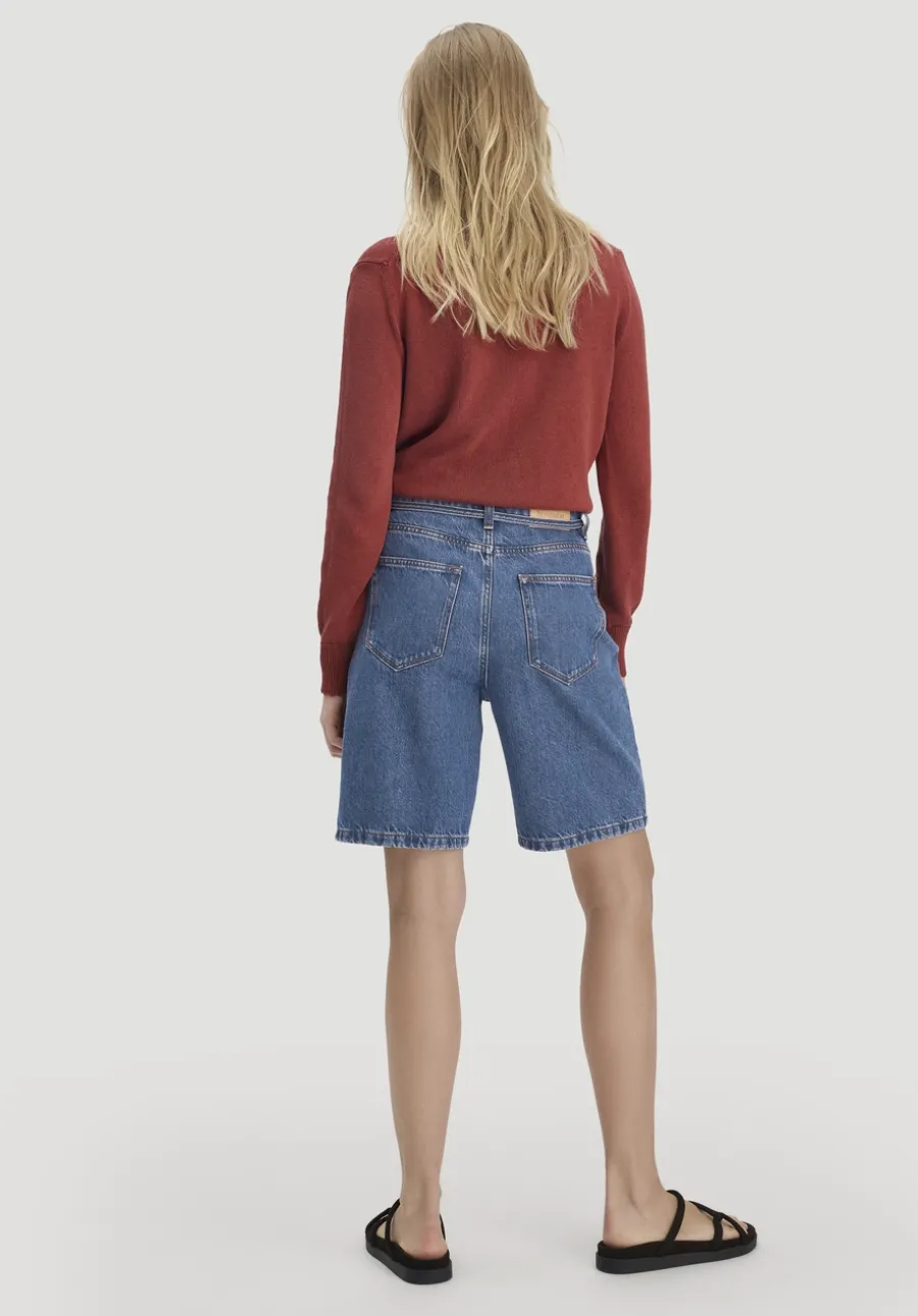 Jeans Bermuda aus Bio-Baumwolle mit TENCEL™ Lyocell von hessnatur