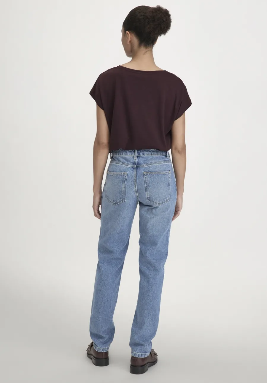 Jeans HANNA Mom High Rise aus reinem Bio-Denim von hessnatur