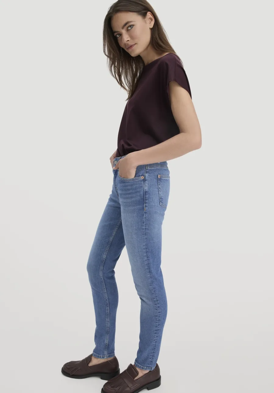 Jeans LINA Mid Rise Skinny aus Bio-Denim von hessnatur
