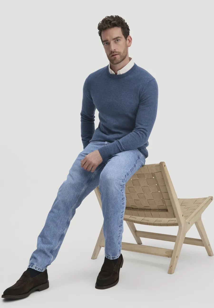 Jeans MADS Relaxed Tapered aus reiner Bio-Denim von hessnatur