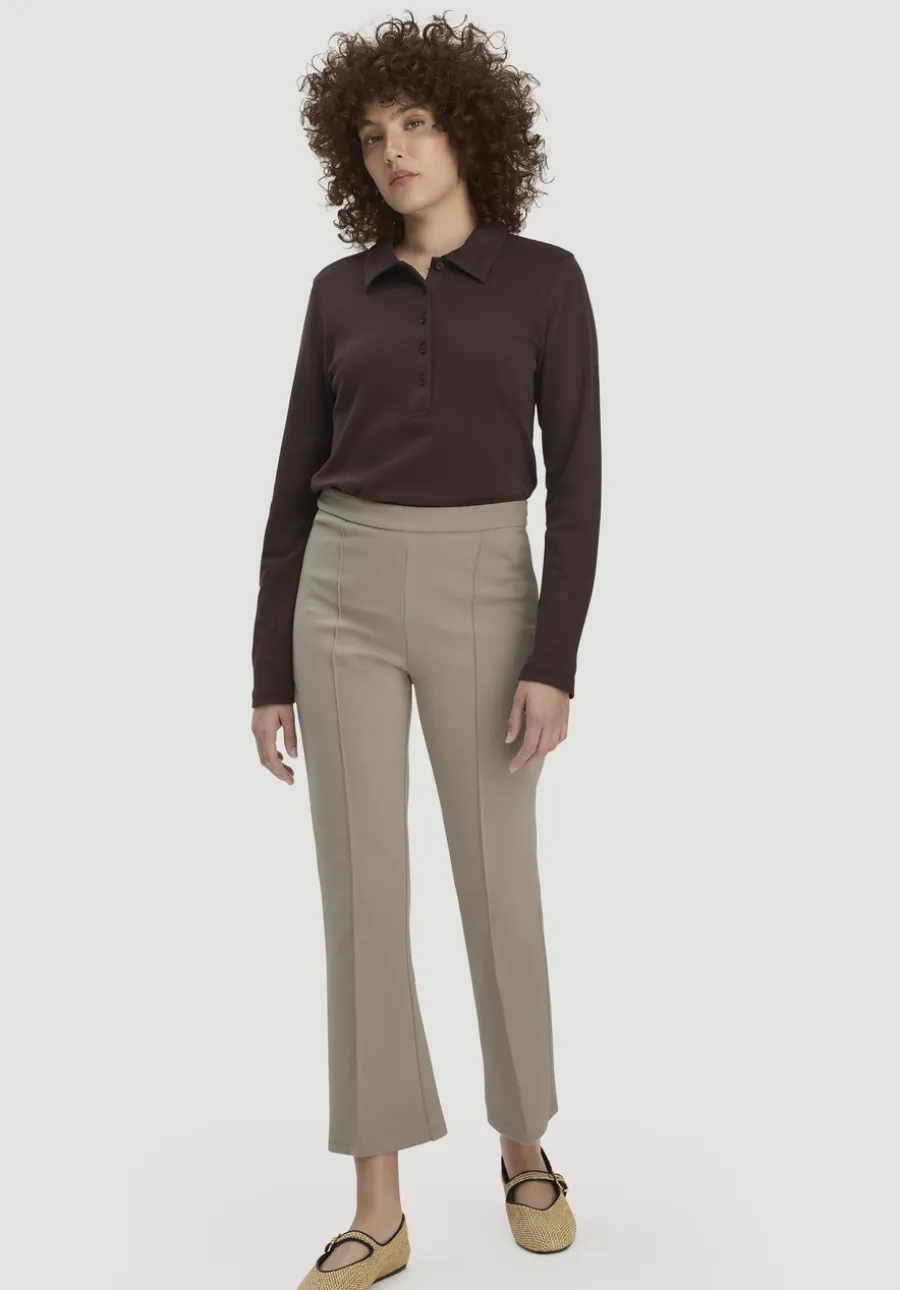 Jersey Hose Culotte Slim Leg aus Bio-Baumwolle von hessnatur