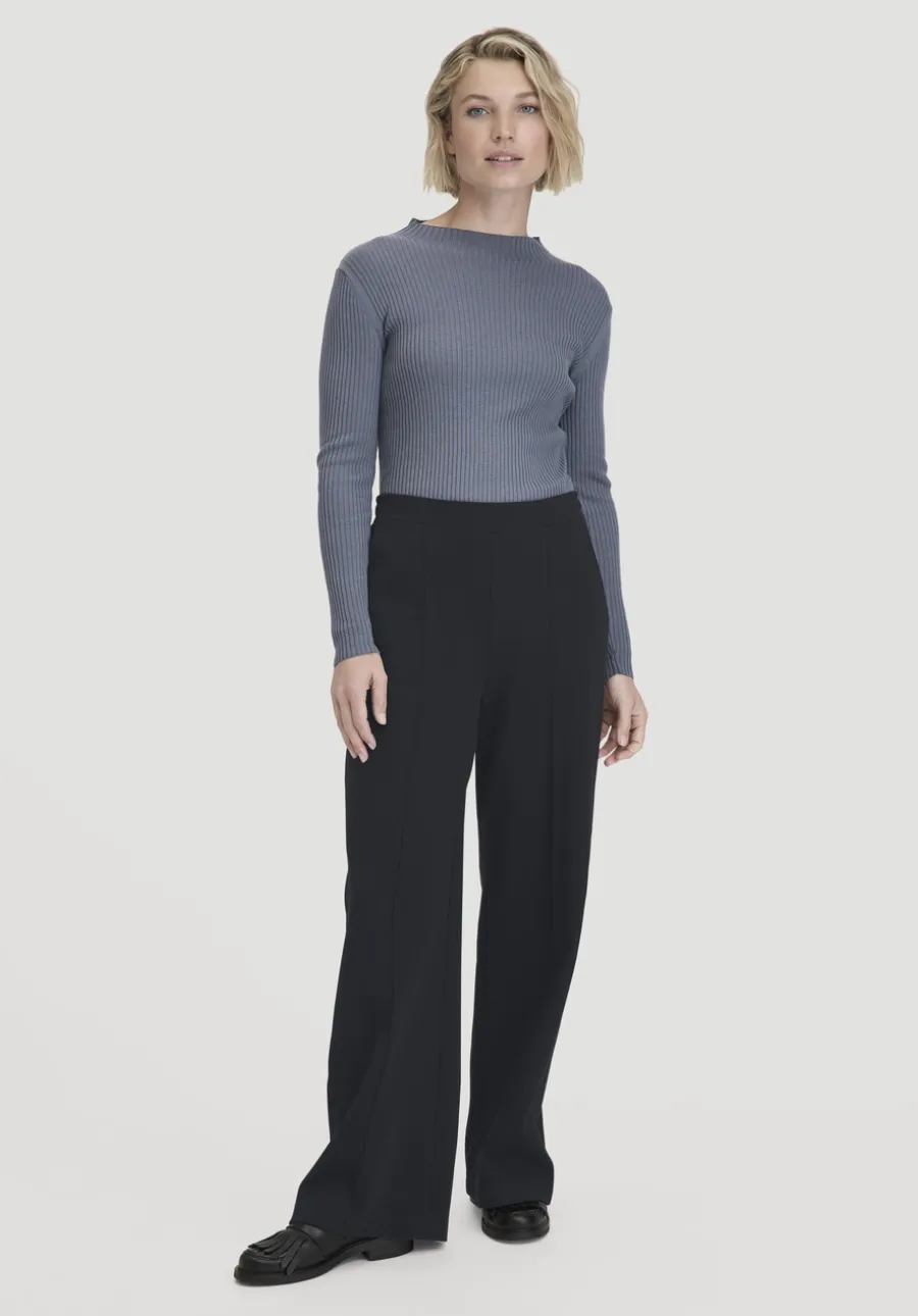 Jersey Hose Wide Leg Relaxed aus Bio-Baumwolle von hessnatur
