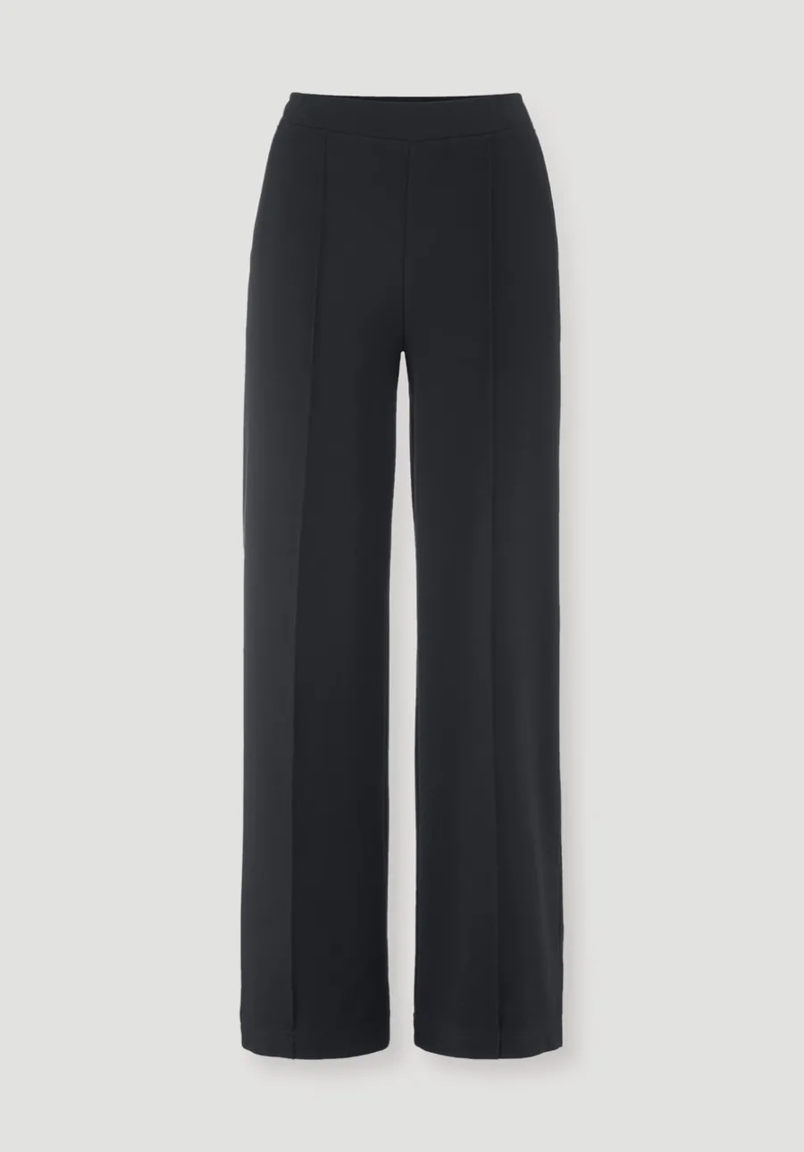 Jersey Hose Wide Leg Relaxed aus Bio-Baumwolle von hessnatur