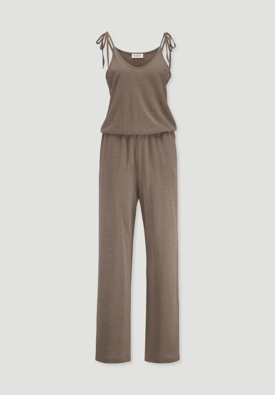 Jersey Jumpsuit Relaxed aus Leinen und Bio-Baumwolle von hessnatur