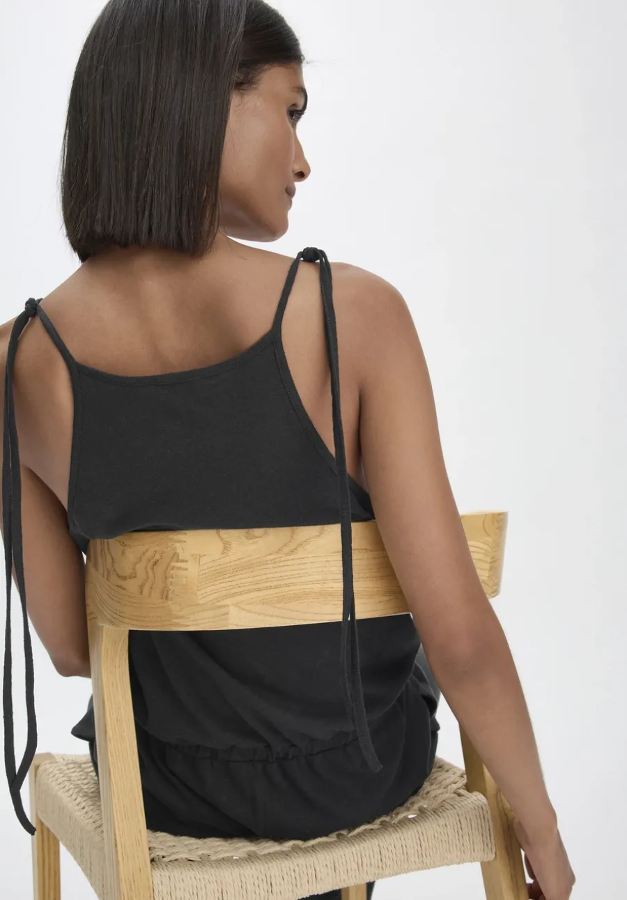 Jersey Jumpsuit Relaxed aus Leinen und Bio-Baumwolle von hessnatur