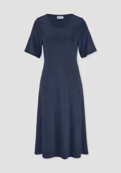 Jersey Kleid Kniebedeckend Slim aus TENCEL™ Lyocell von hessnatur
