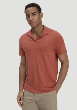 Jersey Polo Relaxed aus Leinen und Bio-Baumwolle von hessnatur